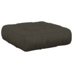 vidaXL 1-dielny sedací vankúš VIANEN 100% polyester Antracitová – Obrázok 2