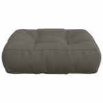 vidaXL 1-dielny sedací vankúš VIANEN 100% polyester Sivá – Obrázok 4