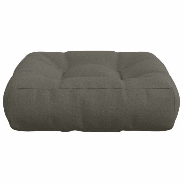 vidaXL 1-dielny sedací vankúš VIANEN 100% polyester Sivá – Obrázok 4