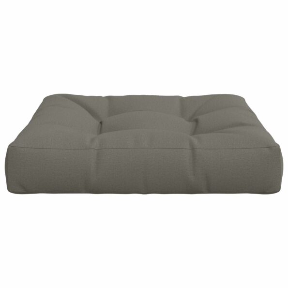 vidaXL 1-dielny sedací vankúš VIANEN 100% polyester Sivá – Obrázok 4