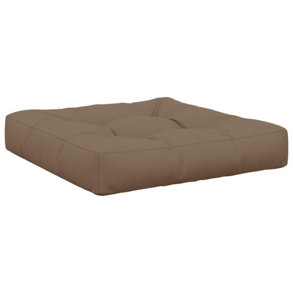 vidaXL 1-dielny sedací vankúš VIANEN 100% polyester Sivohnedá – Obrázok 2