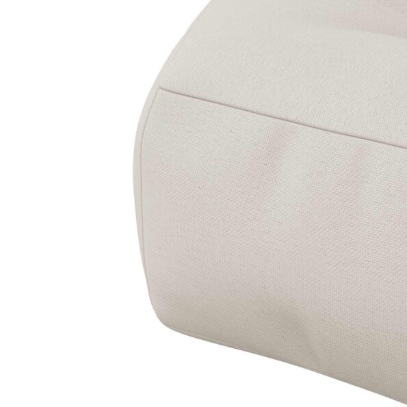 vidaXL 1-dielny sedací vankúš VIANEN 100% polyester Biela – Obrázok 6
