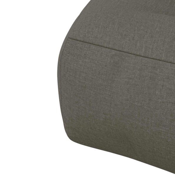 vidaXL 1-dielny sedací vankúš VIANEN 100% polyester Sivá – Obrázok 6