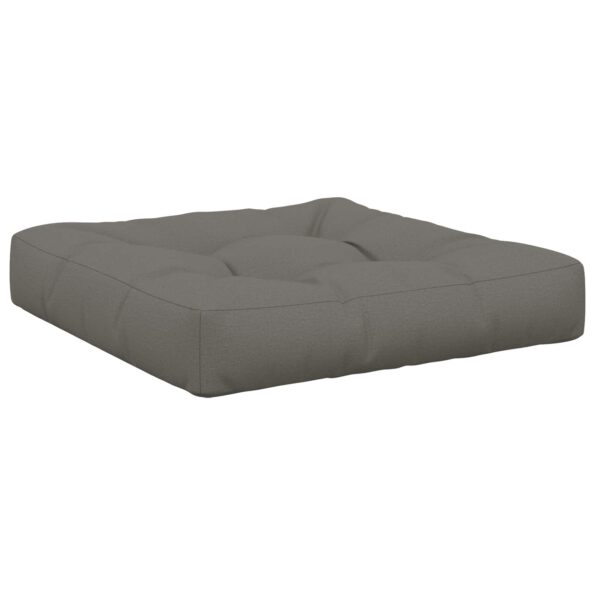 vidaXL 1-dielny sedací vankúš VIANEN 100% polyester Sivá – Obrázok 2