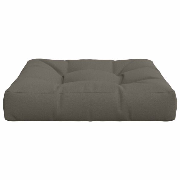 vidaXL 1-dielny sedací vankúš VIANEN 100% polyester Sivá – Obrázok 4