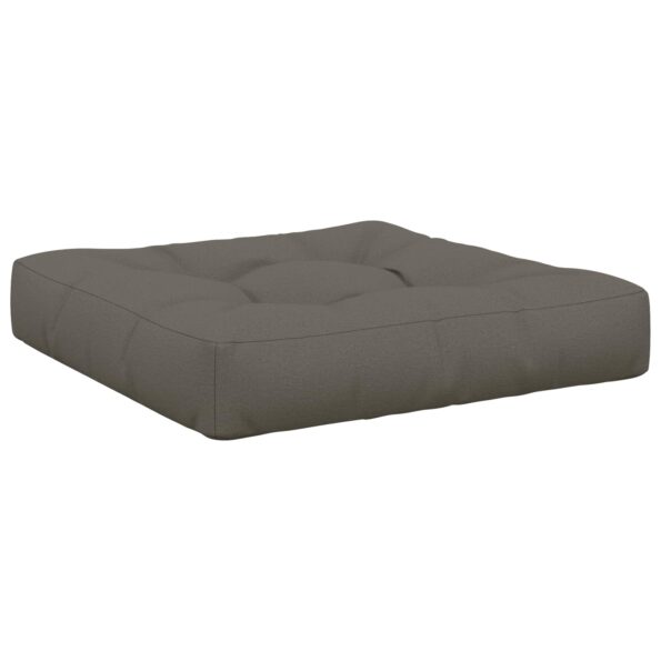 vidaXL 1-dielny sedací vankúš VIANEN 100% polyester Sivá – Obrázok 5