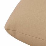vidaXL Vankúše na sedenie VIANEN 4 ks 100% polyester Piesková – Obrázok 6