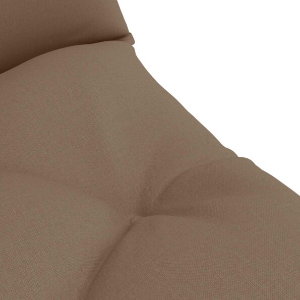 vidaXL 6-dielne paletové vankúše VIANEN 6 ks 100% polyester Sivohnedá – Obrázok 6