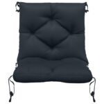 vidaXL 4-dielne paletové vankúše VIANEN 4 ks 100% polyester Tmavomodrá – Obrázok 4