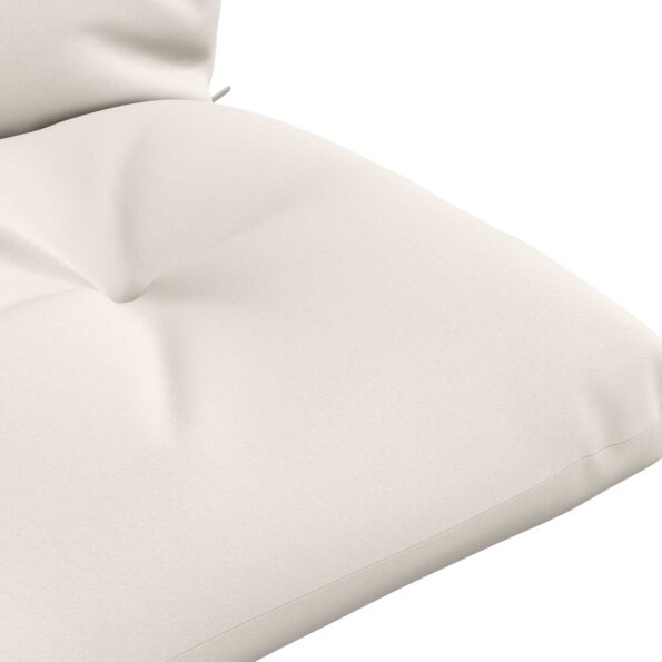 vidaXL 1-dielny paletový vankúš VIANEN 100% polyester Biela – Obrázok 6