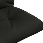 vidaXL 1-dielny paletový vankúš VIANEN 100% polyester Čierna – Obrázok 6