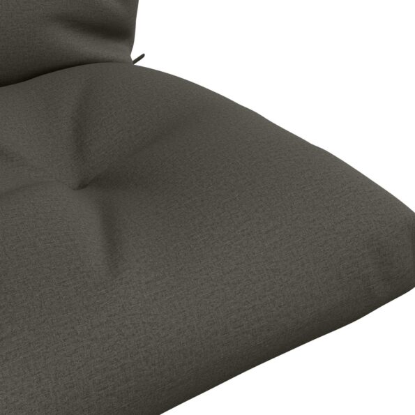 vidaXL 1-dielny paletový vankúš VIANEN 100% polyester Antracitová – Obrázok 6