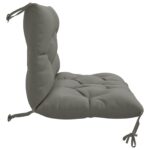 vidaXL 1-dielny paletový vankúš VIANEN 100% polyester Sivá – Obrázok 5