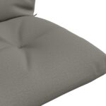 vidaXL 1-dielny paletový vankúš VIANEN 100% polyester Sivá – Obrázok 6