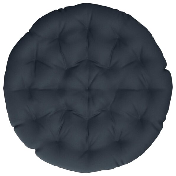 vidaXL Vankúš na Papasan stoličku VIANEN 100% polyester Tmavomodrá – Obrázok 4