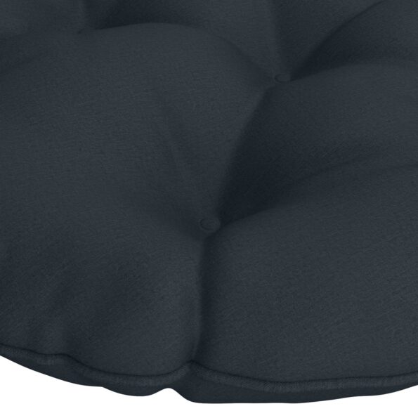 vidaXL Vankúš na Papasan stoličku VIANEN 100% polyester Tmavomodrá – Obrázok 5