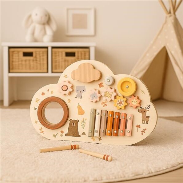 Activity Board Montessori Zvieratká Baby Mix – Obrázok 2