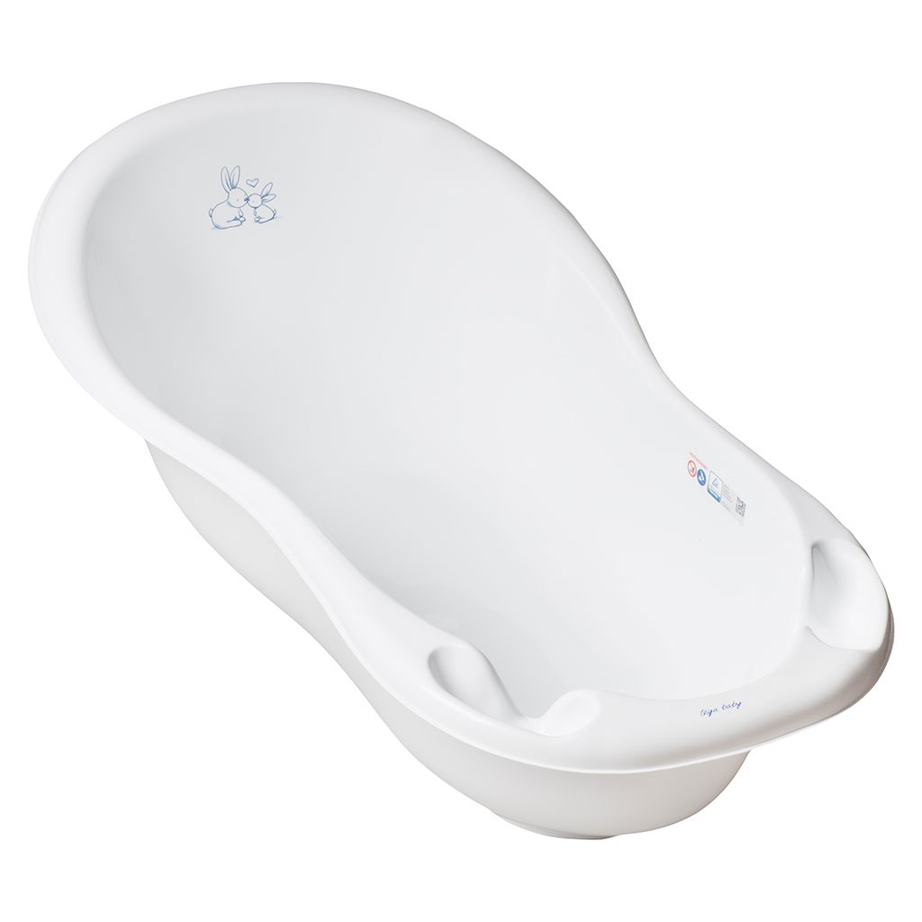 Anatomicka-vanicka-s-vypustou-102-cm-LUX-Bunny-biela Anatomická vanička s výpusťou 102 cm LUX Bunny biela – Obrázok 1