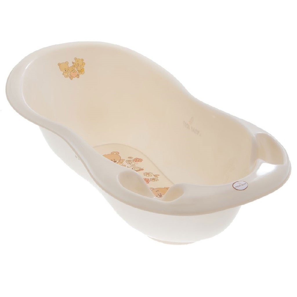 Anatomicka-vanicka-s-vypustou-102-cm-LUX-Medvedik-bezovy Anatomická vanička s výpusťou 102 cm LUX Medvedík béžový – Obrázok 1