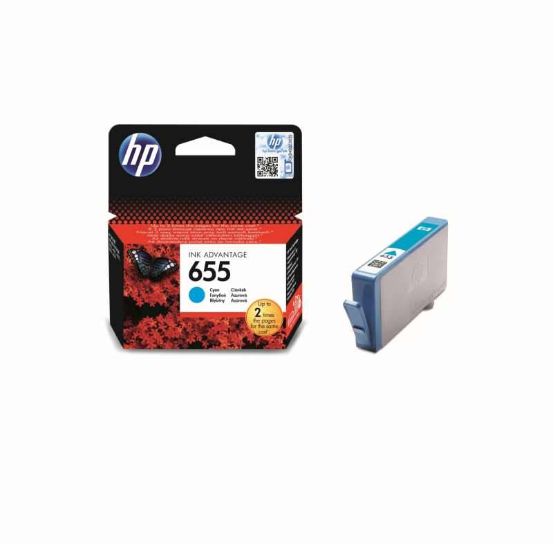 Atrament-HP-Ink-No-655-azurova-CZ110AE Atrament HP Ink No 655 azurová, CZ110AE – Obrázok 1