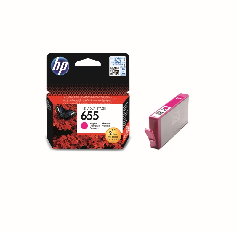 Atrament-HP-Ink-No-655-purpurova-CZ111AE Atrament HP Ink No 655 purpurová, CZ111AE – Obrázok 1