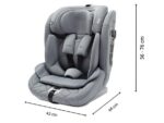 Autosedačka BABY MIX HERO PRO I-SIZE grey 2026 – Obrázok 8