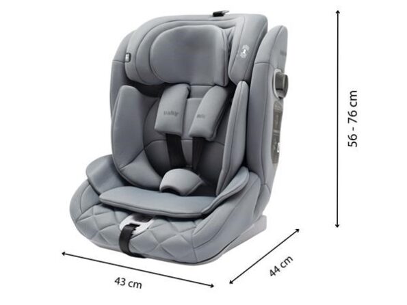 Autosedačka BABY MIX HERO PRO I-SIZE grey 2026 – Obrázok 8