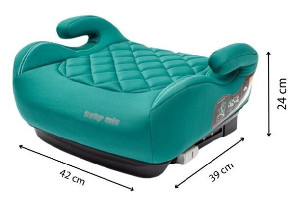 Autosedačka-podsedák BABY MIX HERO Plus ISOFIX I-SIZE 2026 emerald – Obrázok 7