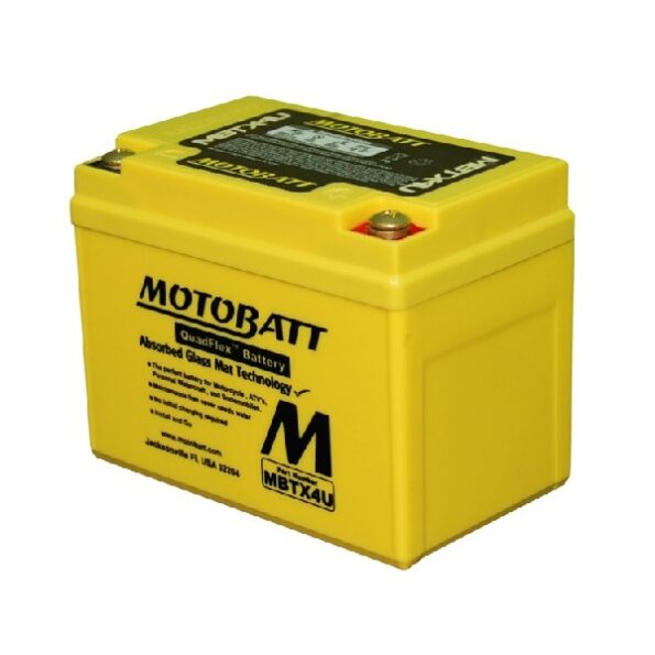 Batéria Motobatt MBTX4U 4,7Ah, 12V, 2 vývody – Obrázok 6