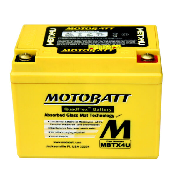 Batéria Motobatt MBTX4U 4,7Ah, 12V, 2 vývody – Obrázok 10