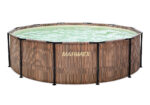 Bazén Marimex Florida 4,57x1,32m so skimmerom – dekor TEAK –poškodený obal