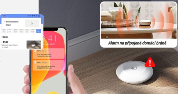 Chytrý senzor Ezviz CS-T10C úniku vody – Obrázok 3