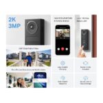 Chytrý zvonček TP-Link Mercusys MD210 IoT, 3 MPx, batéria, repro – Obrázok 3