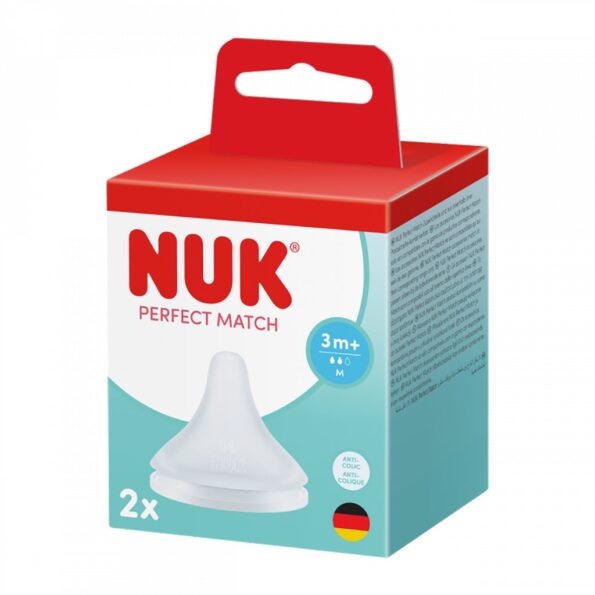 Cumlík-Savička Perfect Match Nuk M (3+)   2 ks – Obrázok 2