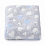Detská deka New Baby 80x90 heart blue