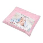 Detská deka New Baby 90x80 ružová – Obrázok 4