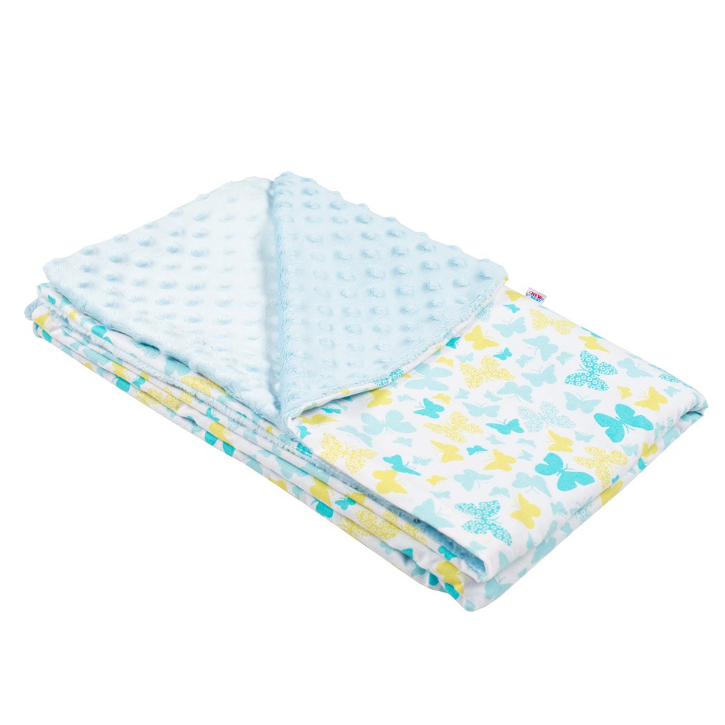 Detska-deka-z-Minky-New-Baby-modra-80x102-cm Detská deka z Minky New Baby modrá 80x102 cm – Obrázok 1