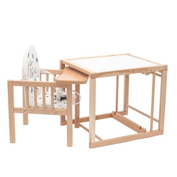 Detská drevená jedálenská stolička New Baby Jerry – Obrázok 2