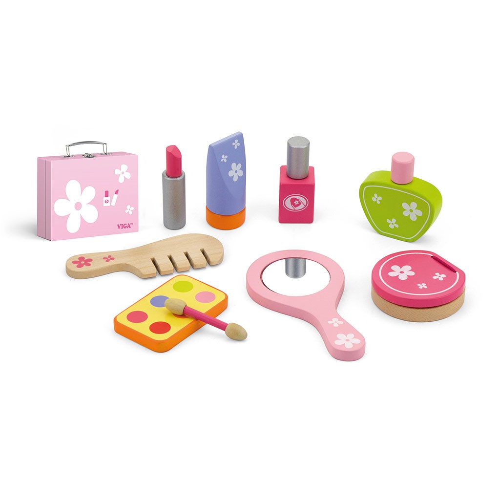 Detska-drevena-sada-make-up-Viga Detska drevěná sada make-up Viga – Obrázok 1