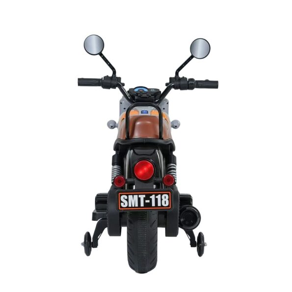 Detská elektrická motorka Baby Mix Rider sivá – Obrázok 5
