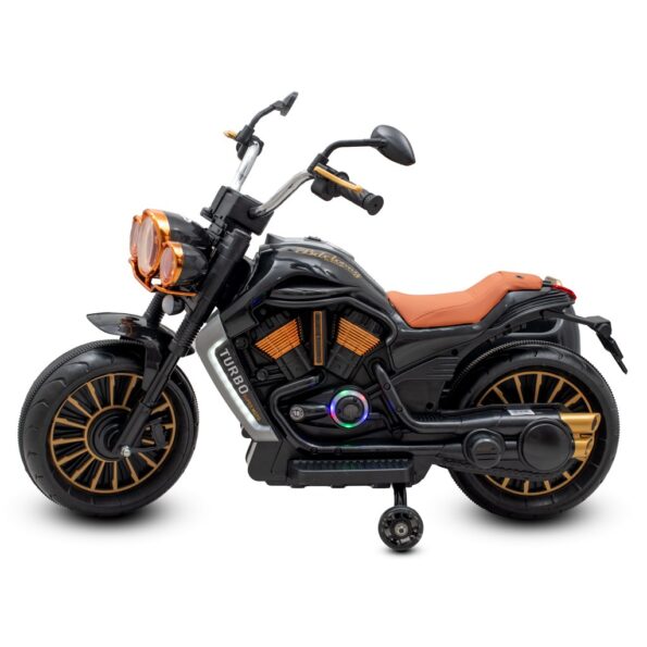 Detská elektrická motorka SideCar Baby Mix čierna – Obrázok 3