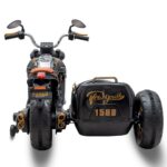 Detská elektrická motorka SideCar Baby Mix čierna – Obrázok 4