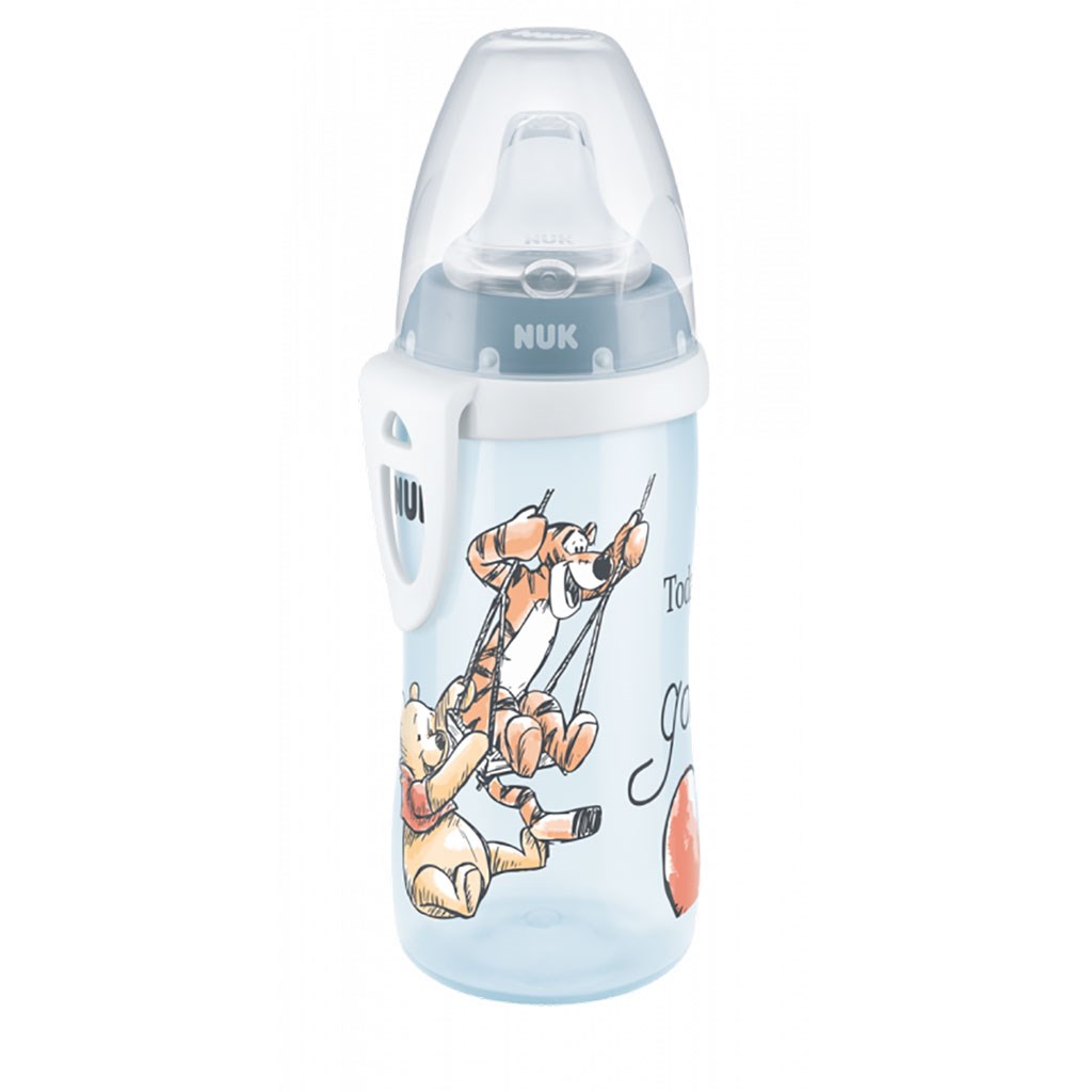 Detska-flasa-NUK-Active-Cup-Disney-Medvedik-Pu-300-ml-modra Detská fľaša NUK Active Cup Disney Medvedík Pu 300 ml modrá – Obrázok 1