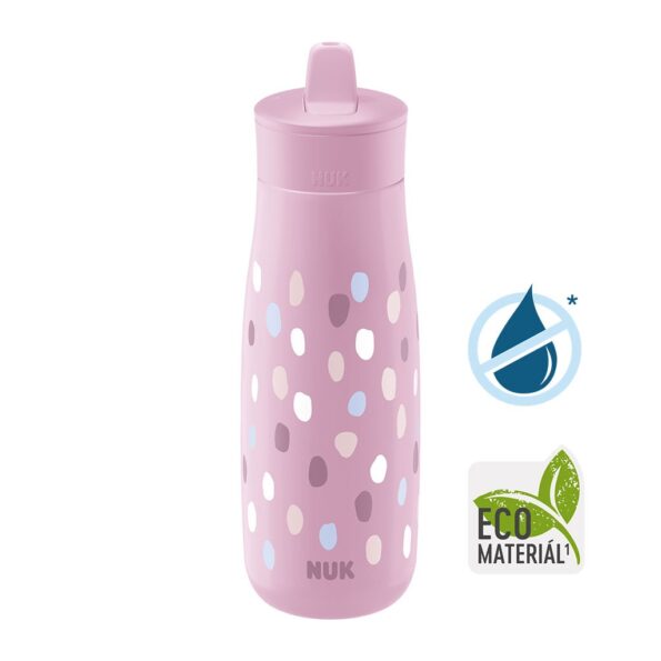 Detská fľaša NUK Mini-Me Flip 450 ml (12+ m.) pink – Obrázok 2