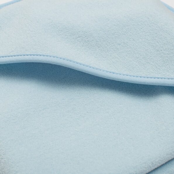 Detská froté osuška s kapuckou New Baby BASIC 80x80 modrá – Obrázok 4