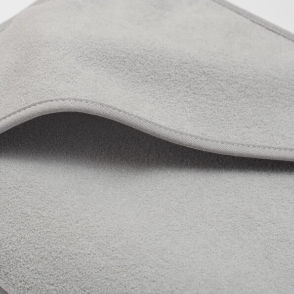 Detská froté osuška s kapuckou New Baby BASIC 80x80 sivá – Obrázok 4