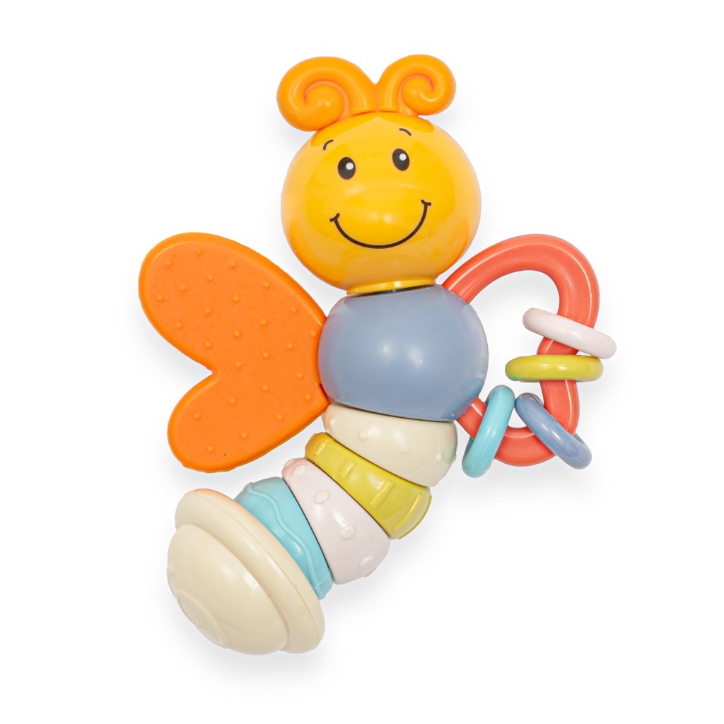 Detska-hrkalka-Baby-Mix-motylik Detská hrkálka Baby Mix motýlik – Obrázok 1