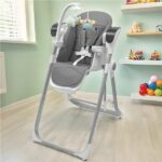Detská jedálenská stolička 2v1 pre deti SMART New Baby grey – Obrázok 13