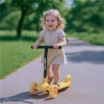 Detská kolobežka Baby Mix Prime žltá – Obrázok 6