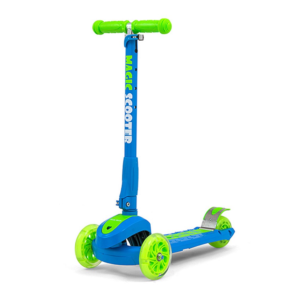Detska-kolobezka-Milly-Mally-Magic-Scooter-blue-green Detská kolobežka Milly Mally Magic Scooter blue-green – Obrázok 1